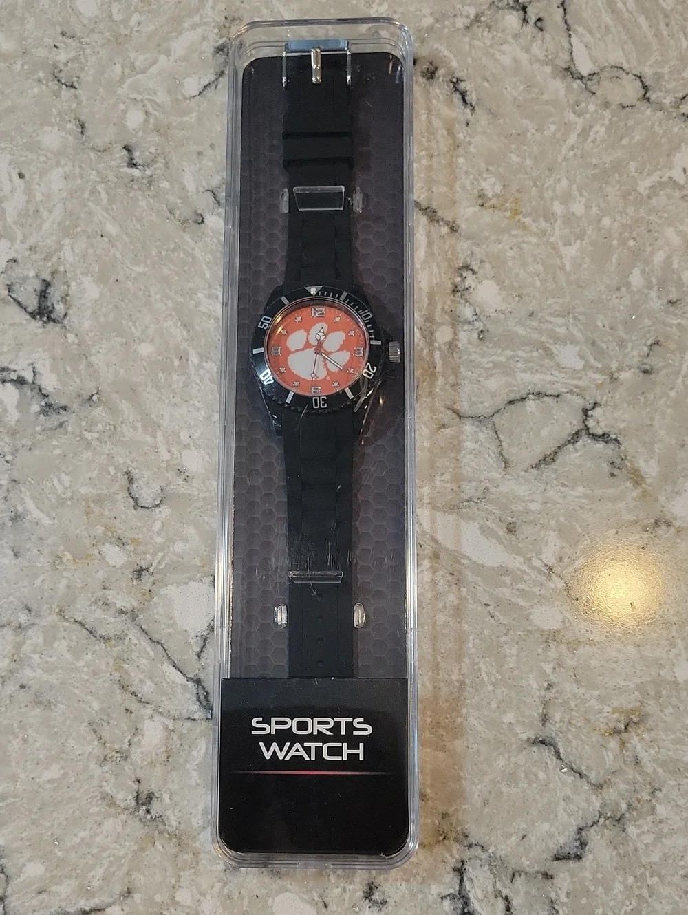 Clemson Tigers Men's Black Sports Watch NIB